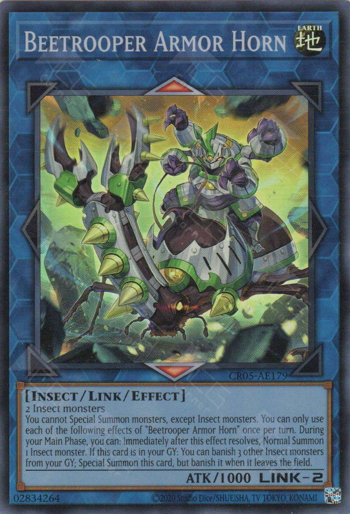CR05-AE179 Beetrooper Armor Horn (SR) TCG Corner CR05-AE179 Beetrooper Armor Horn (SR) TCG Corner