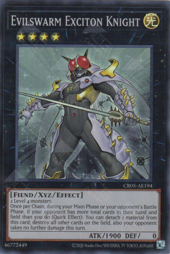 CR05-AE194 Evilswarm Exciton Knight (SR) TCG Corner CR05-AE194 Evilswarm Exciton Knight (SR) TCG Corner