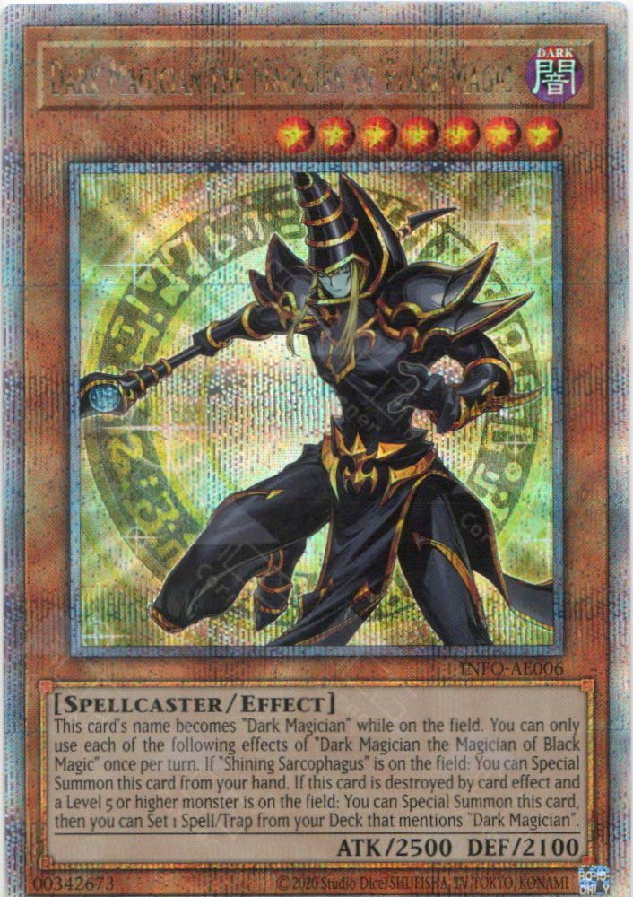 INFO-AE006 Dark Magician the Magician of Black Magic (QCSR) TCG Corner INFO-AE006 Dark Magician the Magician of Black Magic (QCSR) TCG Corner