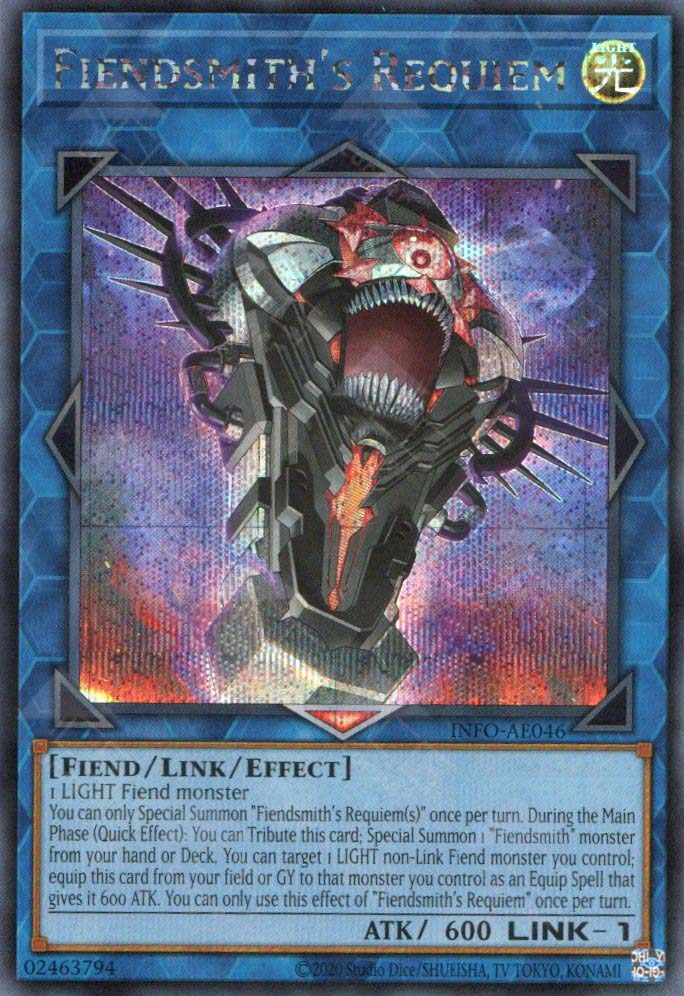 good fiend cards yugioh INFO-AE046 Fiendsmith's Requiem (SER) – TCG Corner