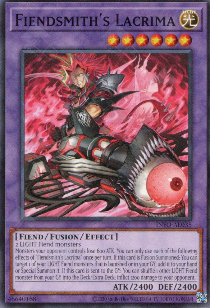 yugioh fiend cards INFO-AE035 Fiendsmith's Lacrima (N) – TCG Corner
