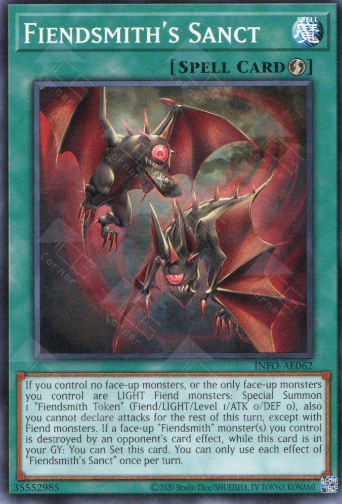 yugioh sexiest cards INFO-AE062 Fiendsmith's Sanct (N) – TCG Corner
