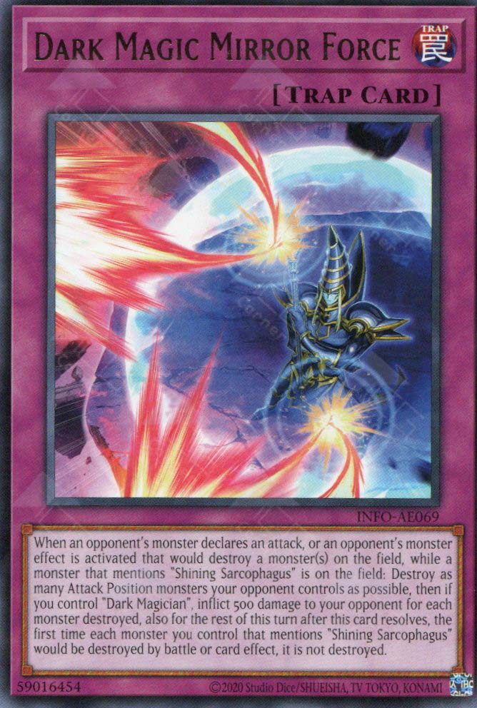 INFO-AE069 Dark Magic Mirror Force (R) TCG Corner INFO-AE069 Dark Magic Mirror Force (R) TCG Corner
