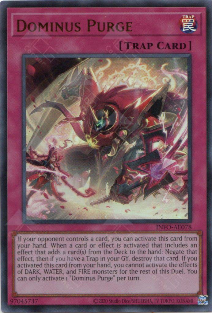 yugioh dominus cards INFO-AE078 Dominus Purge (UR)