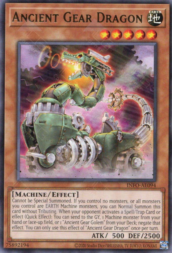 INFO-AE094 Ancient Gear Dragon (R) INFO-AE094 Ancient Gear Dragon (R)
