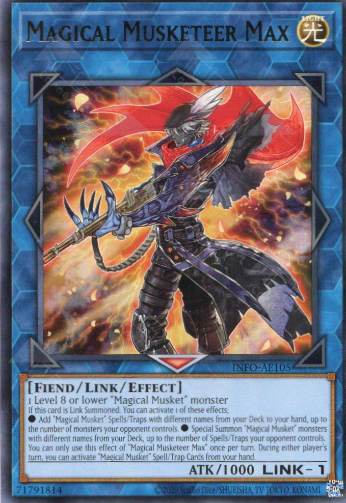 INFO-AE105 Magical Musketeer Max (R) – TCG Corner