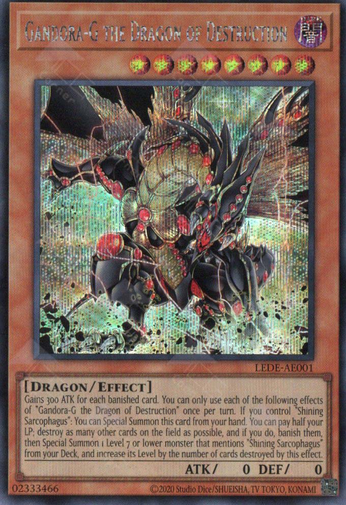 LEDE-AE001 Gandora-G the Dragon of Destruction (SER) – TCG Corner