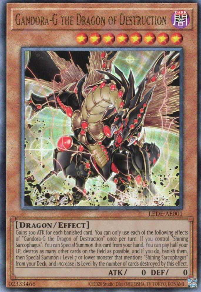 LEDE-AE001 Gandora-G the Dragon of Destruction (UL) LEDE-AE001 Gandora-G the Dragon of Destruction (UL)