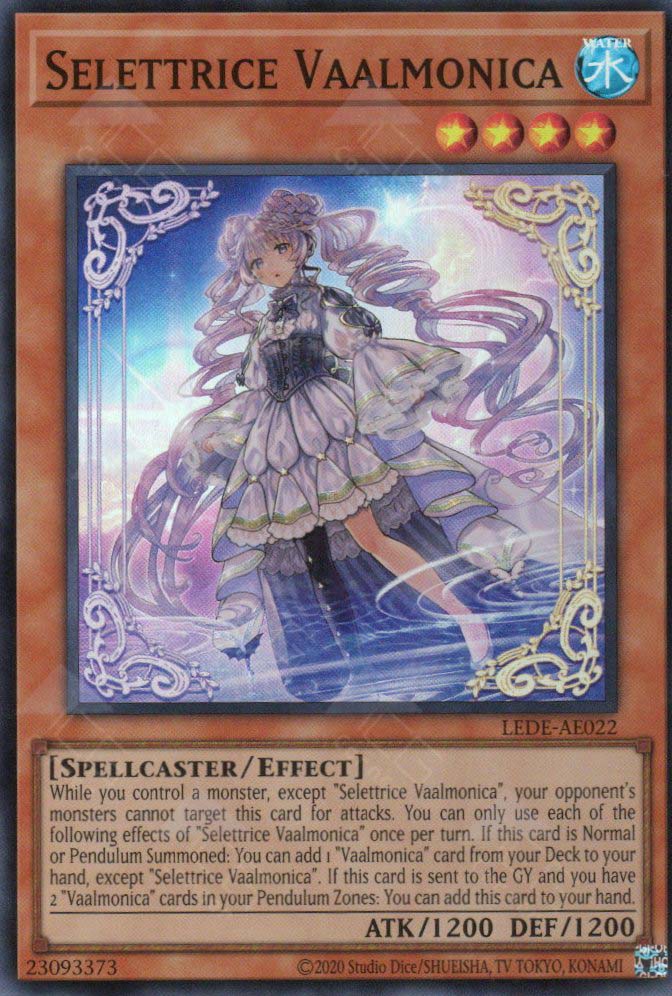 YuGiOh Trading Card Game Legacy of Destruction Ultra Rare Selettrice Vaalmonica LEDE-EN022 YuGiOh Trading Card Game Legacy of Destruction Ultra Rare Selettrice Vaalmonica LEDE-EN022