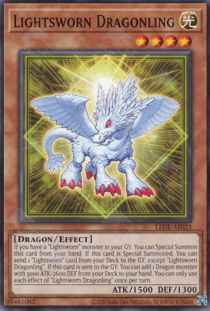 yugioh lightsworn deck 2020 LEDE-AE023 Lightsworn Dragonling (N) – TCG Corner
