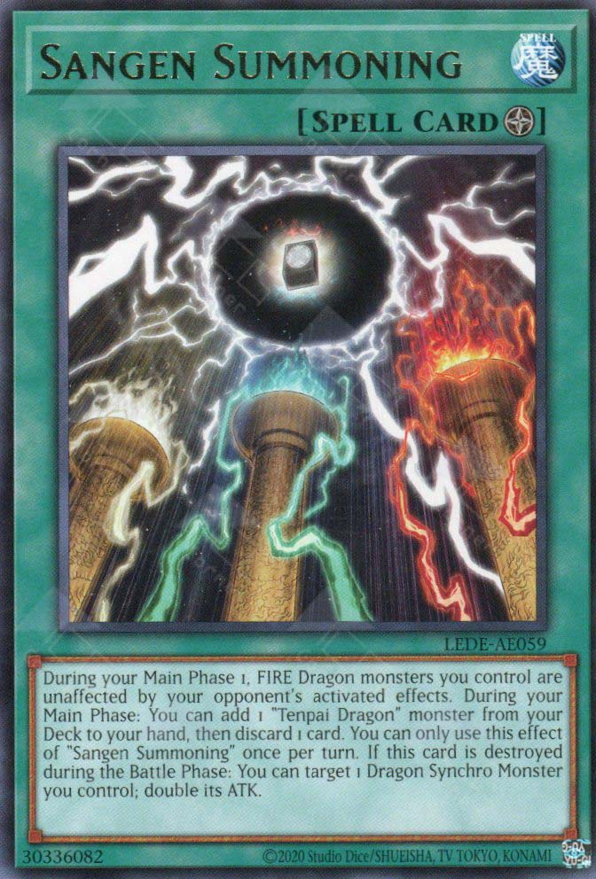 LEDE-AE059 Sangen Summoning (R) LEDE-AE059 Sangen Summoning (R)