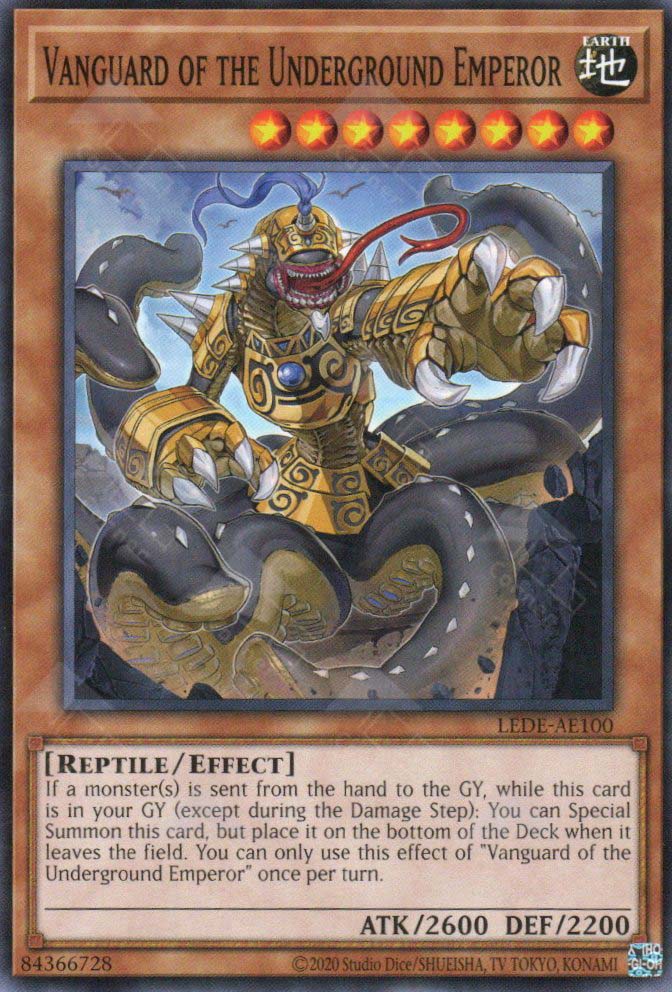 LEDE-AE100 Vanguard of the Underground Emperor (N) – TCG Corner