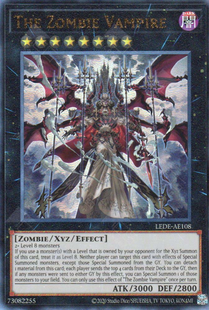2 level 8 monsters xyz LEDE-AE108 The Zombie Vampire (QCSR) – TCG Corner