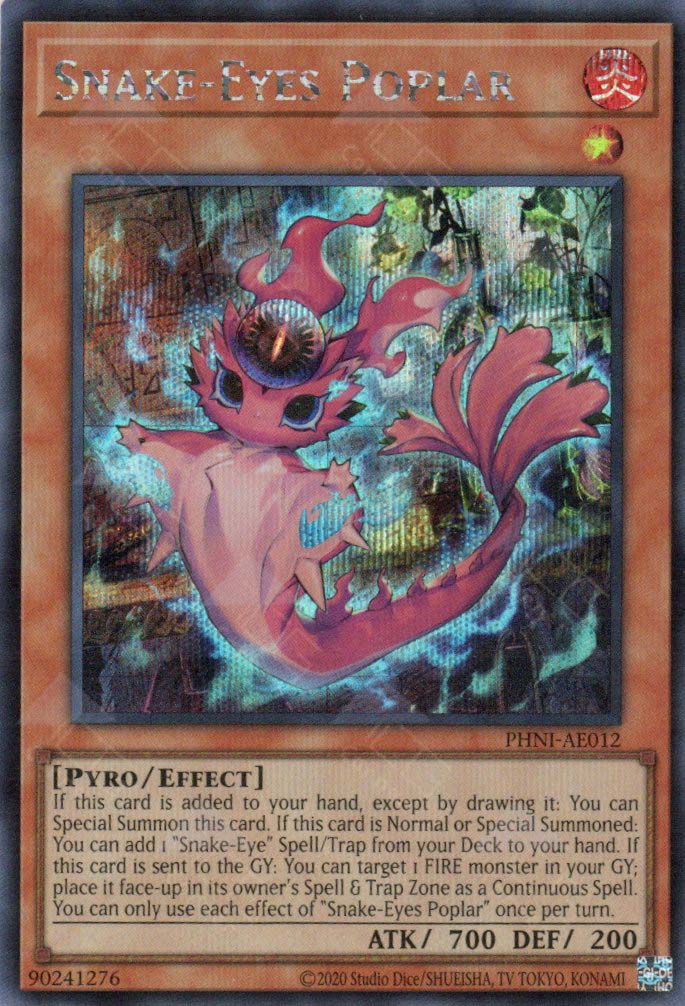 yugioh forbidden memories trap cards PHNI-AE012 Snake-Eyes Poplar (SER) – TCG Corner