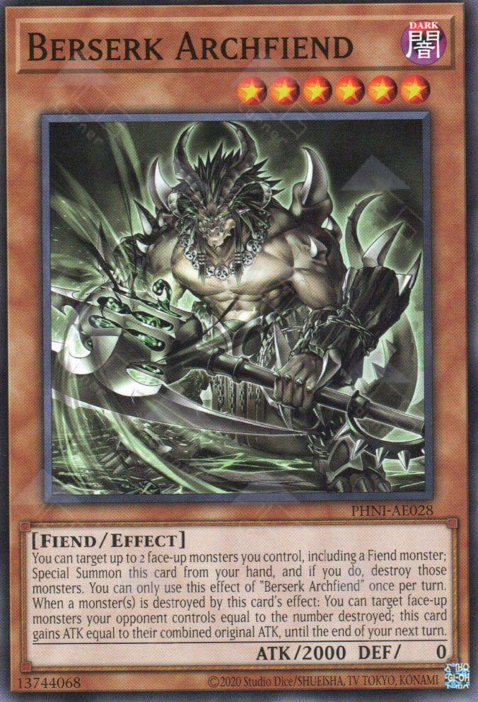 PHNI-AE028 Berserk Archfiend (N) – TCG Corner