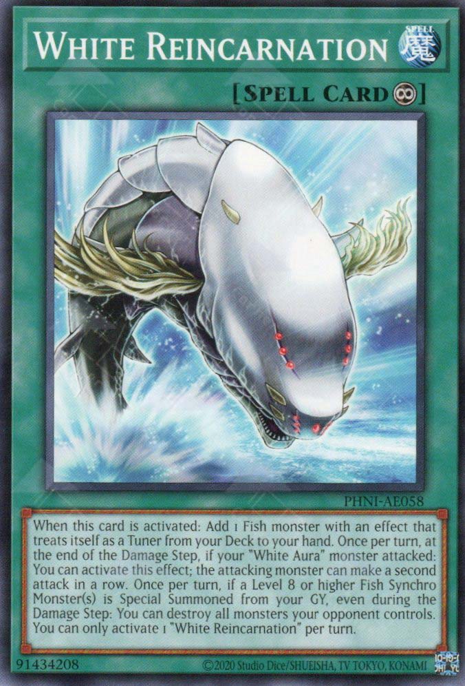 PHNI-EN058 White Reincarnation :: Common 1st Edition YuGiOh Card