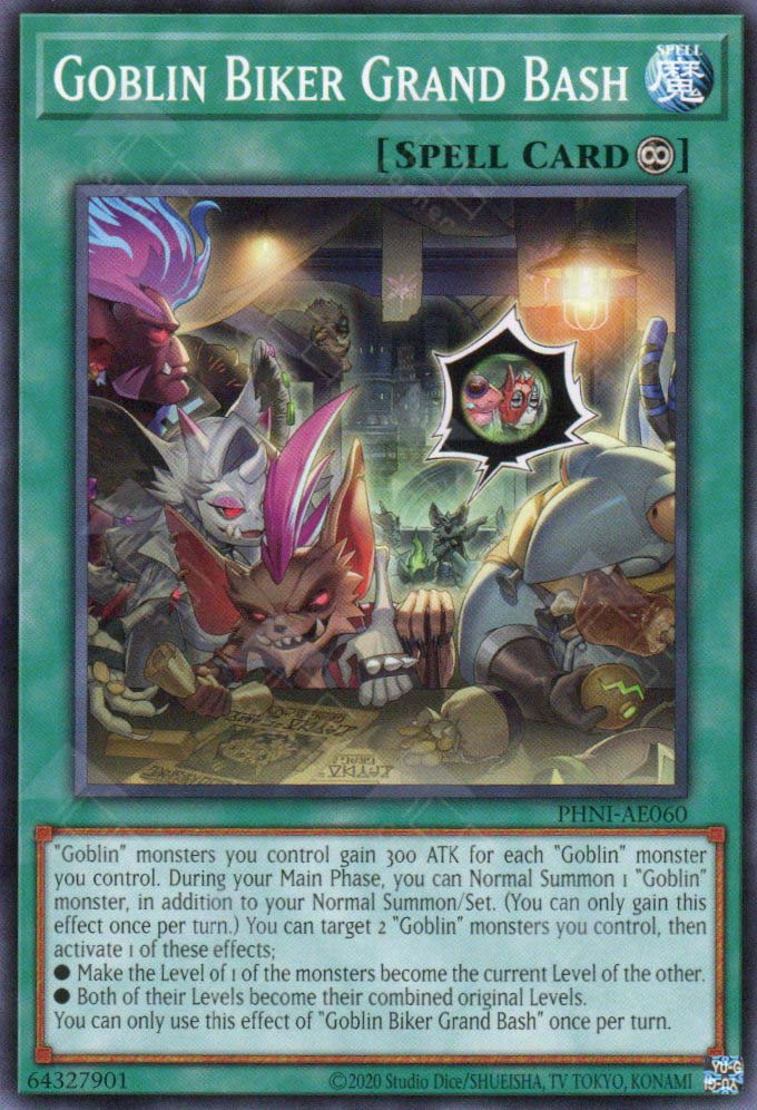 goblin cards in yugioh YuGiOh Phantom Nightmare Ultra Rare Goblin Biker Grand Bash PHNI-EN060