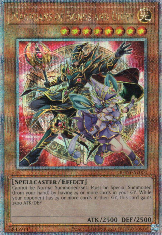 PHNI-AE000 Magicians of Bonds and Unity (QCSR) – TCG Corner
