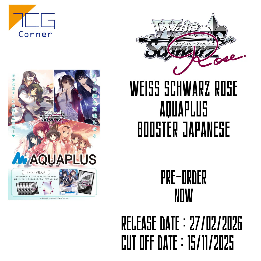 Weiss Schwarz Rose AQUAPLUS Booster Japanese Pre-Order – TCG Corner