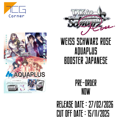 Weiss Schwarz Rose AQUAPLUS Booster Japanese Pre-Order