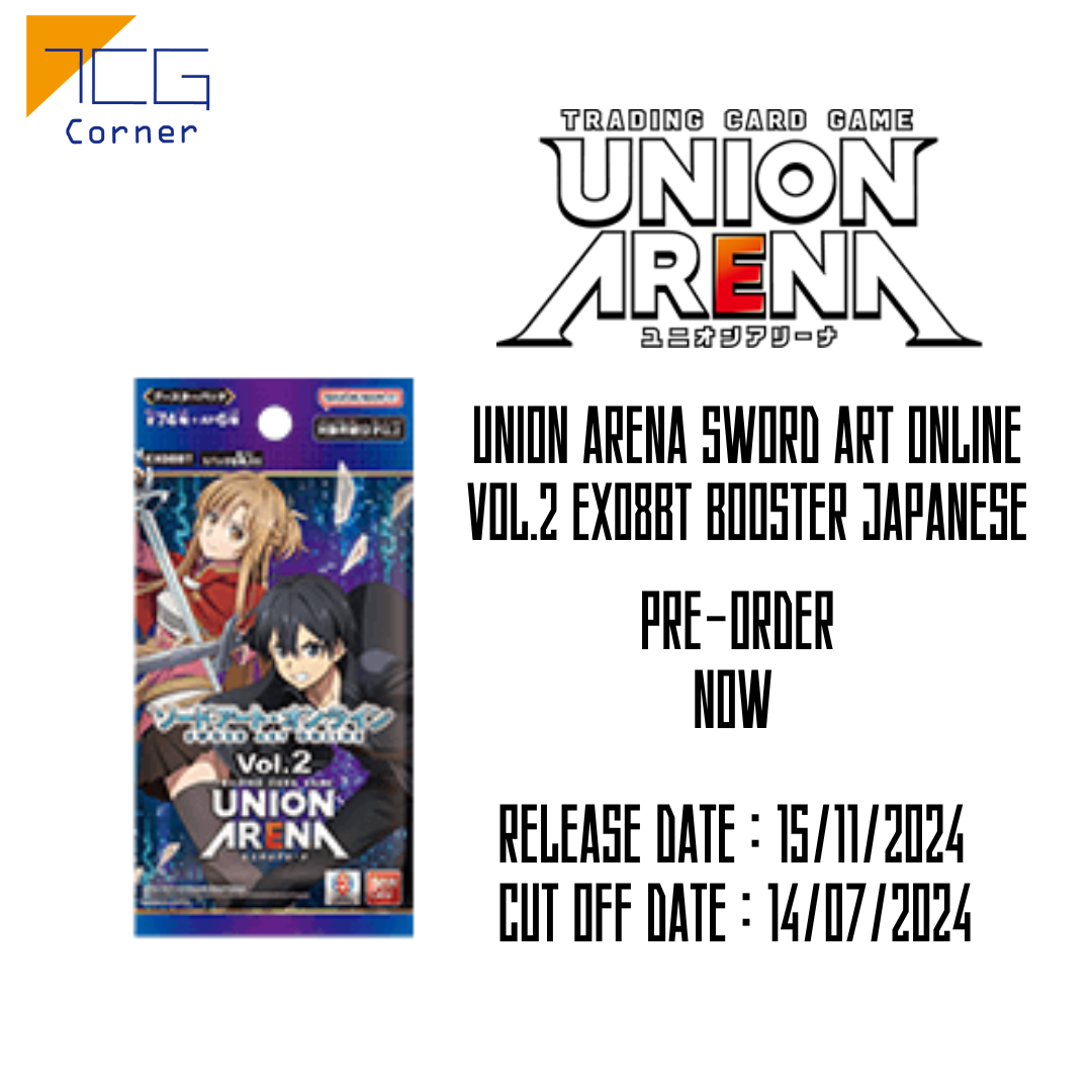 Union Arena Sword Art Online Vol.2 EX08BT Booster Japanese Pre