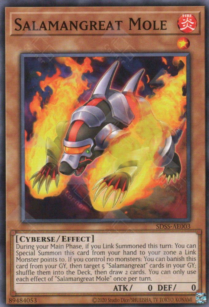 yugioh salamangreat cards SDSS-AE003 Salamangreat Mole (N) – TCG Corner