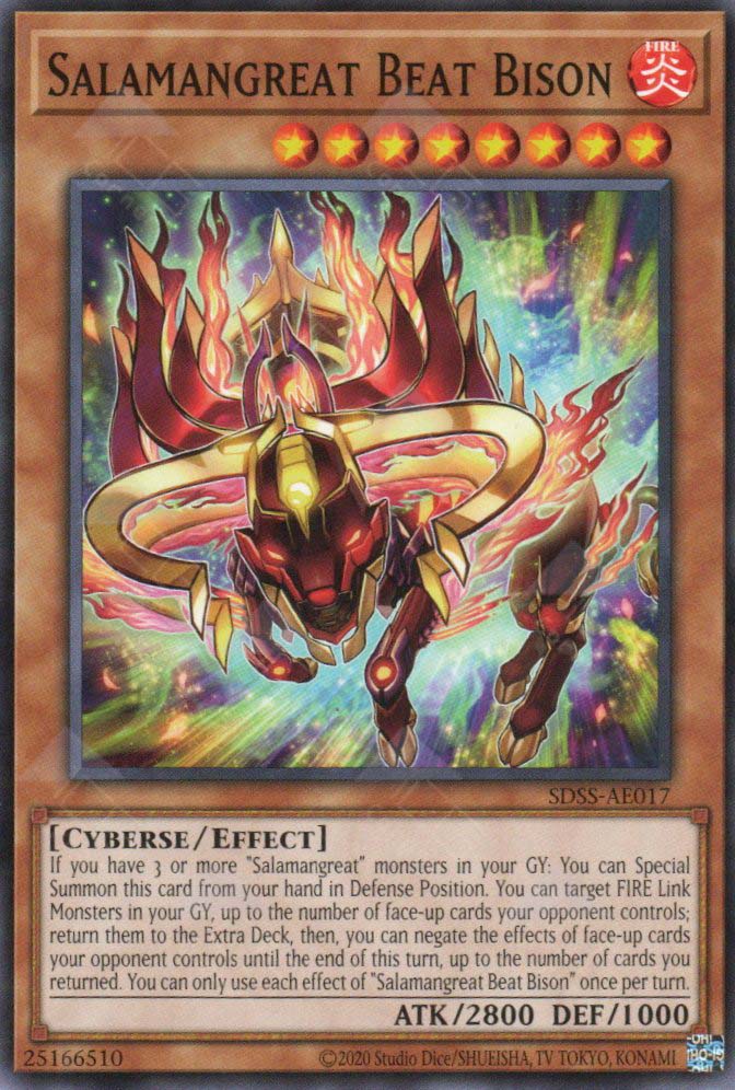 yugioh salamangreat deck 2020 SDSS-AE017 Salamangreat Beat Bison (N) – TCG Corner
