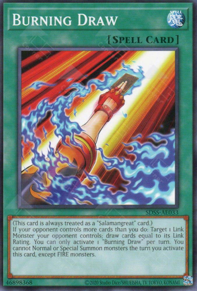 yugioh this card is always treated as SDSS-AE033 Burning Draw (N) – TCG Corner