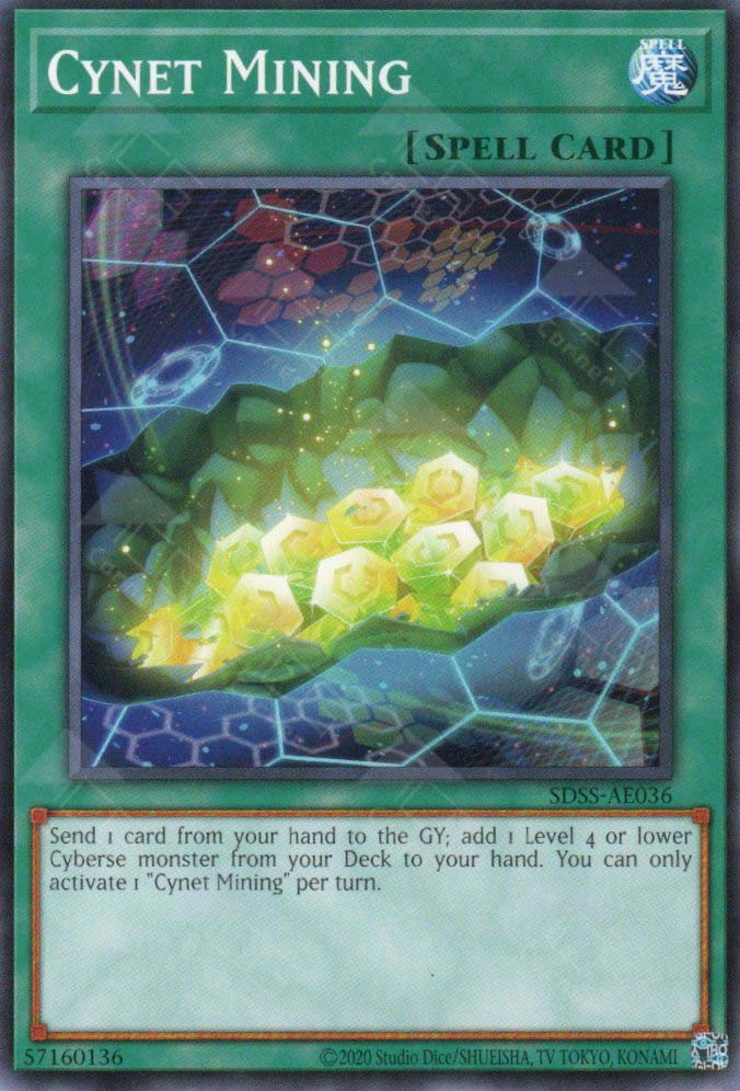 yugioh cynet cards SDSS-AE036 Cynet Mining (N) – TCG Corner
