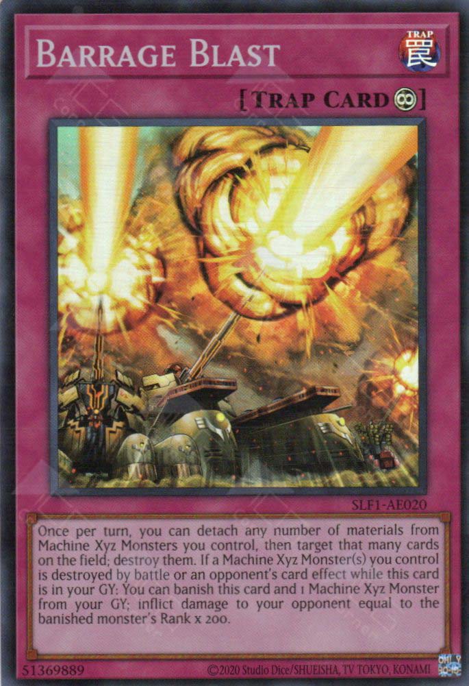 xyz fire monsters Yu-Gi-Oh Barrage Blast LED4-EN038