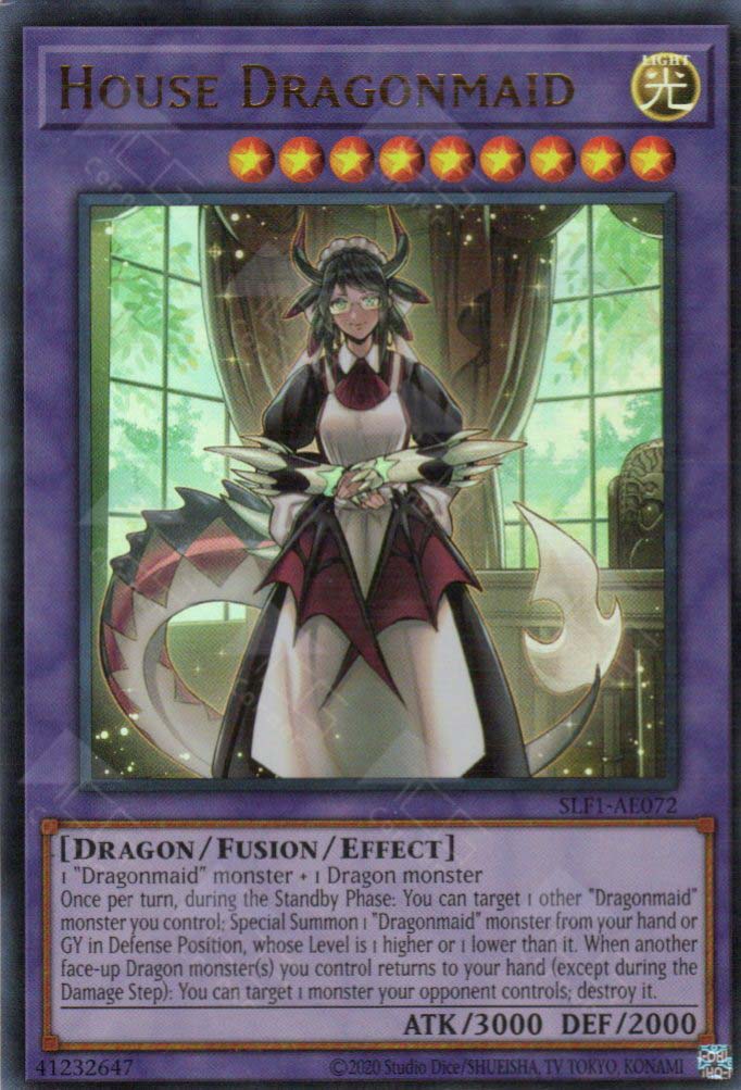 yugioh dragon maid structure deck SLF1-AE072 House Dragonmaid (UR) – TCG Corner
