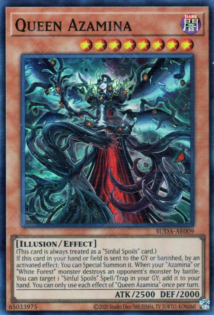 Suda-AE009 Queen Azamina (SR) – TCG Corner
