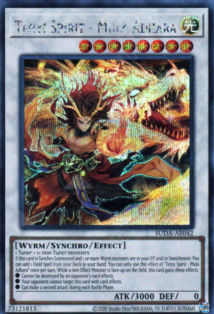 SUDA-EN042 Tenyi Spirit - Mula Adhara : Ultra Rare 1st Edition YuGiOh Card SUDA-EN042 Tenyi Spirit - Mula Adhara : Ultra Rare 1st Edition YuGiOh Card