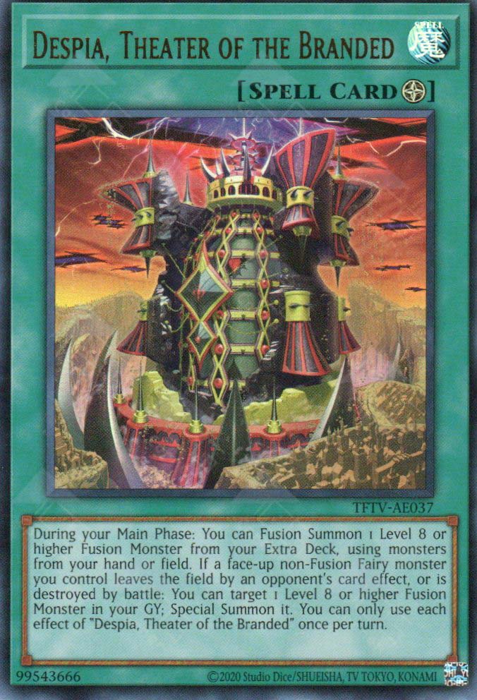 TFTV-AE037 Despia, Theater of the Branded (UR) TCG Corner TFTV-AE037 Despia, Theater of the Branded (UR) TCG Corner