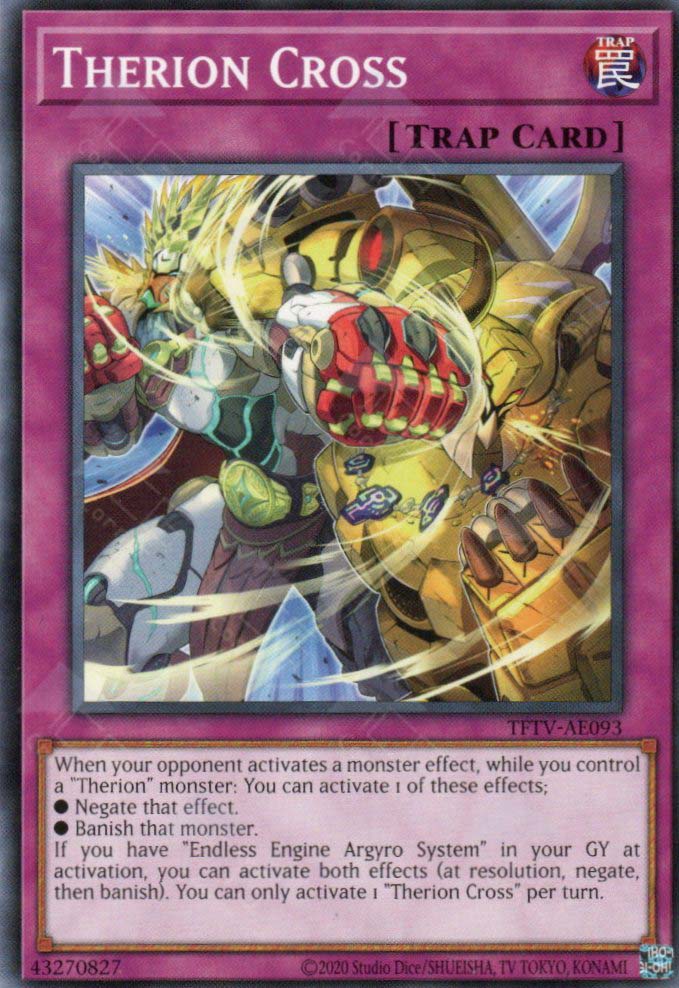 yugioh therions deck TFTV-AE093 Therion Cross (N) – TCG Corner