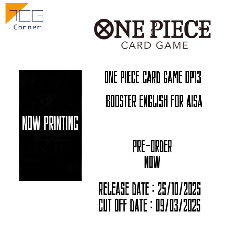 One Piece Card Game OP13 Booster English for Aisa Pre-Order  TCG Corner