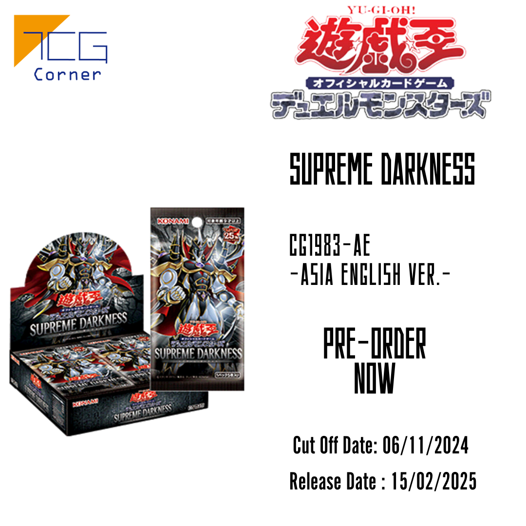 Yu-Gi-Oh! Official Card Game Duel Monsters 1207 Supreme Darkness Boost TCG Corner Yu-Gi-Oh! Official Card Game Duel Monsters 1207 Supreme Darkness Boost TCG Corner