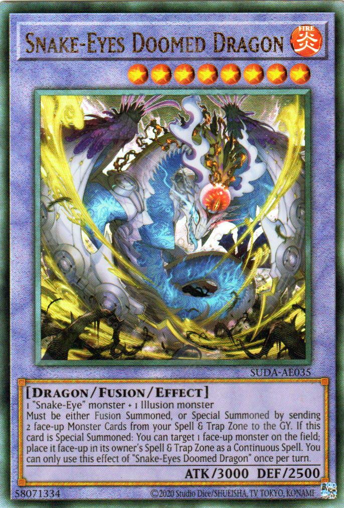 Snake-Eyes Doomed Dragon - SUDA-EN035 Secret Snake-Eyes Doomed Dragon - SUDA-EN035 Secret