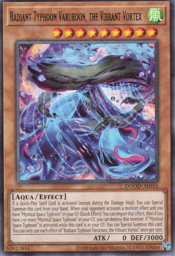 DOOD-AE016 Radiant Typhoon Varuroon, the Vibrant Vortex (R) – TCG Corner