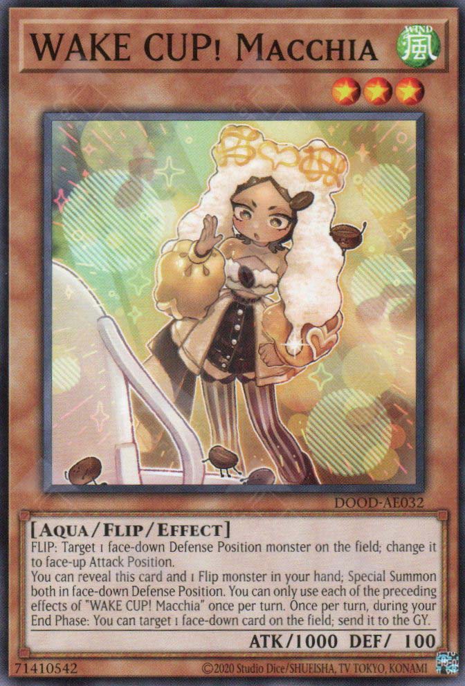 WAKECUP! マキ　ウェイクカップマキ　ウェイカップモカ　各2枚ずつプリズマ DOOD-AE032 WAKE CUP! Macchia (N) – TCG Corner