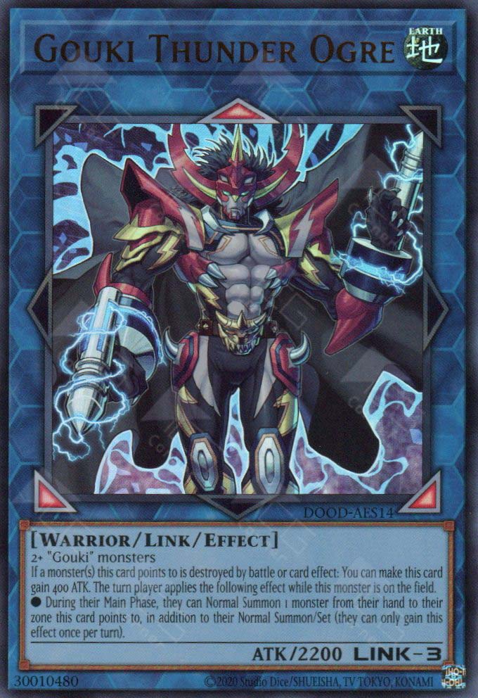 a thunder of monsters DOOD-AES14 Gouki Thunder Ogre (UR) – TCG Corner