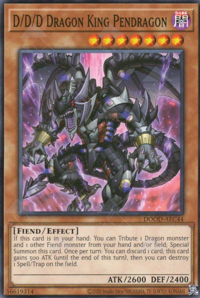 DOOD-AEC44 D/D/D Dragon King Pendragon (N) – TCG Corner