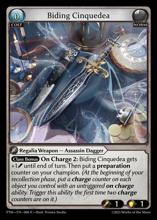PTM-008 Biding Cinquedea (Rare)