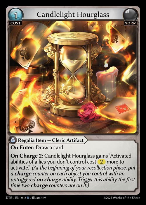 DTR-012 Candlelight Hourglass (Rare)