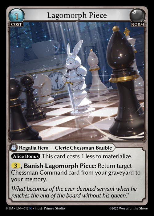 PTM-012 Foil-Lagomorph Piece (Rare)