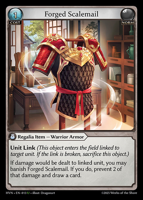HVN-013Forged Scalemail (Uncommon)