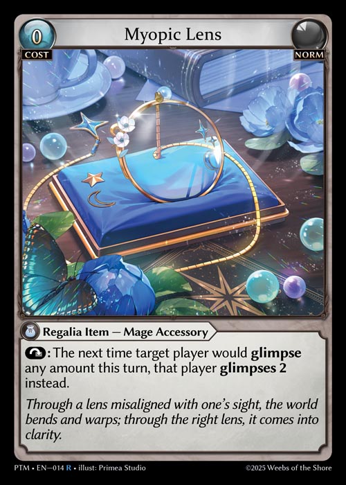 PTM-014 Myopic Lens (Rare)
