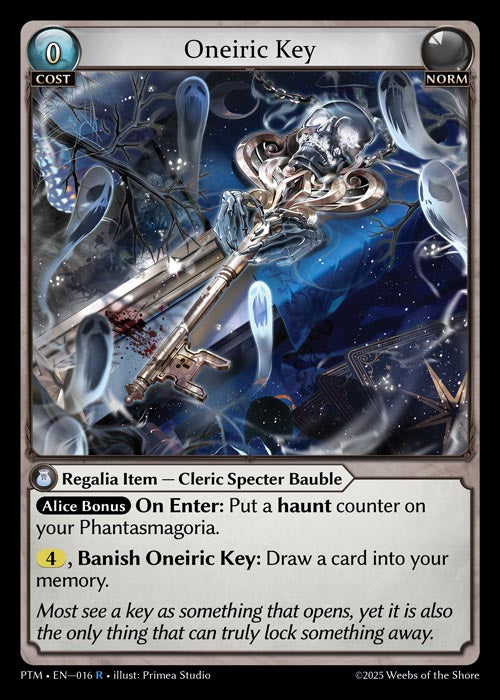 PTM-016 Oneiric Key (Rare)