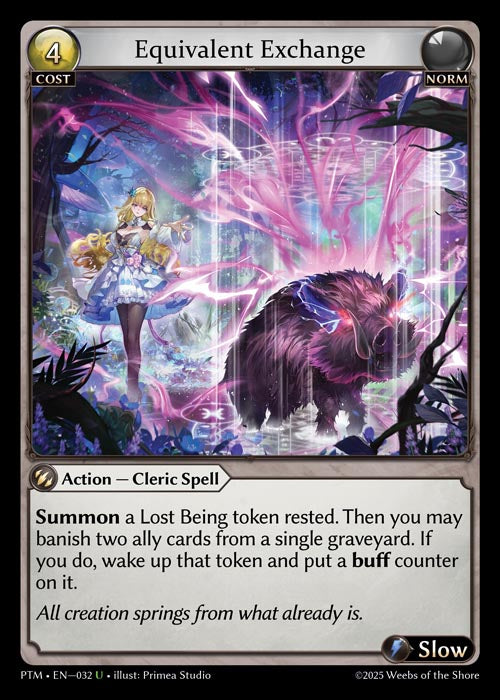 PTM-032 Foil-Equivalent Exchange (Uncommon)