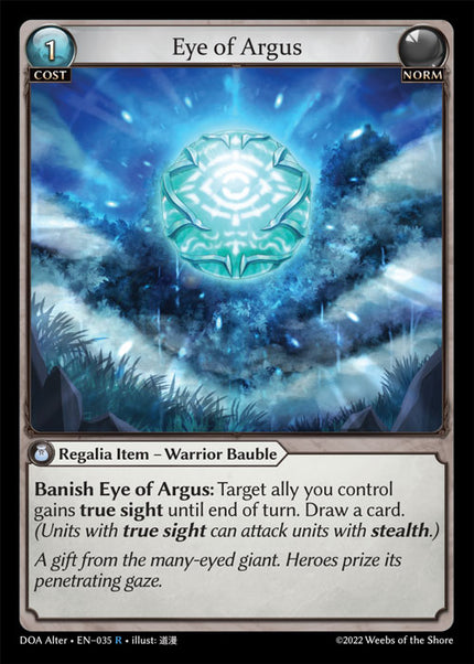 DOA Alter-035 Eye of Argus (Rare)